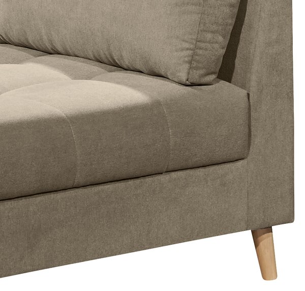 ROHOVÁ SEDAČKA, textil, kompozitní dřevo, pískové barvy MID.YOU - Sedací soupravy, Online Only