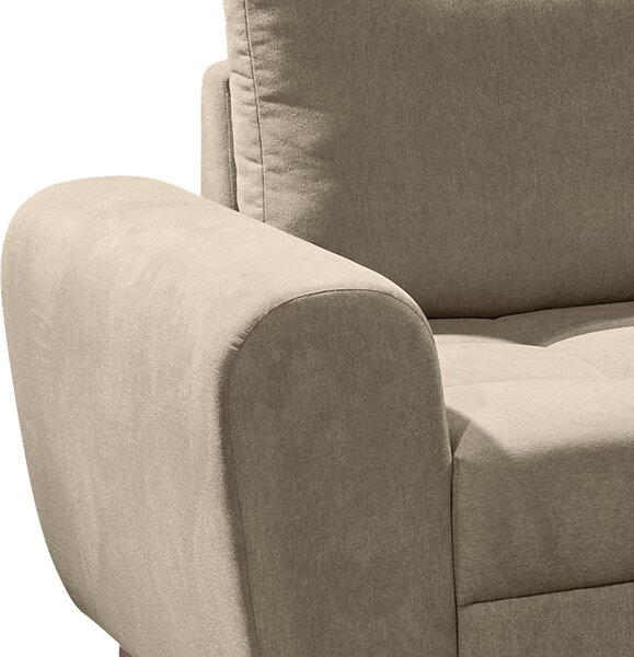 ROHOVÁ SEDAČKA, textil, kompozitní dřevo, pískové barvy MID.YOU - Sedací soupravy, Online Only