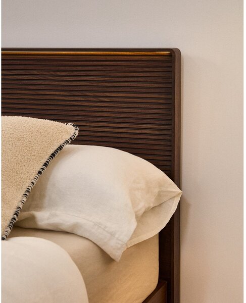 Hnědé čelo postele 192x91 cm Norlen – Kave Home