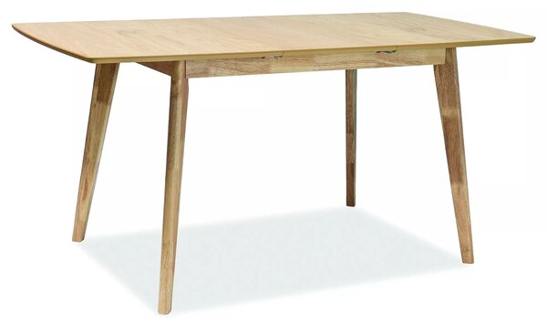 Jídelní stůl s deskou v dekoru dub BRANDO 120(160)x80, rozkládací