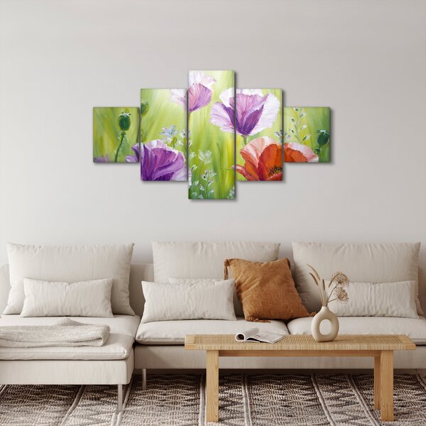 Obraz - Vlčí máky (125x70 cm)