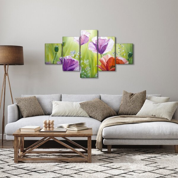 Obraz - Vlčí máky (125x70 cm)