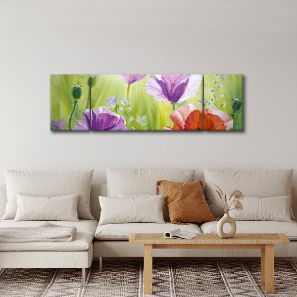Obraz - Vlčí máky (170x50 cm)