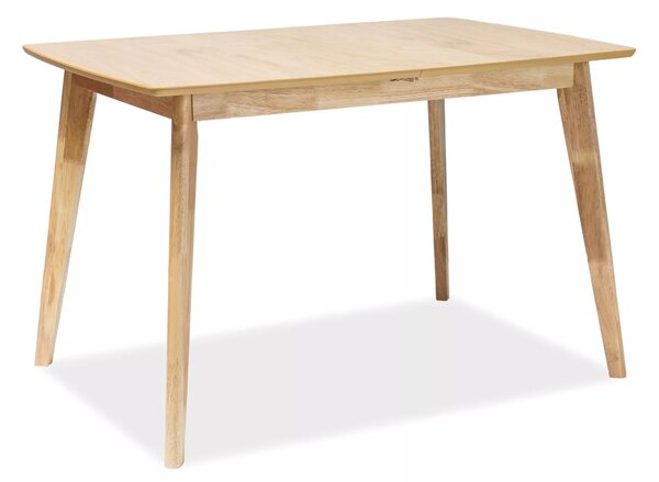 Jídelní stůl s deskou v dekoru dub BRANDO 120(160)x80, rozkládací