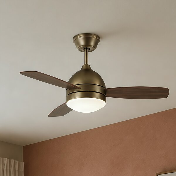 Stropní ventilátor bronzový 96 cm s dálkovým ovládáním - Rotar