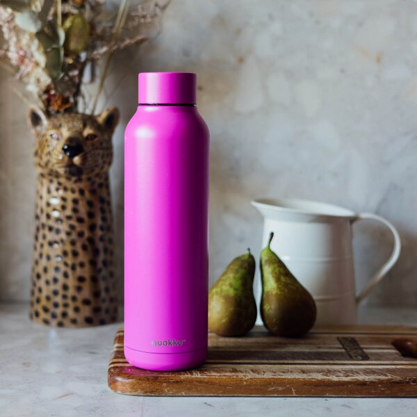 Nerezová termoláhev Solid, 850ml, Quokka, fialová