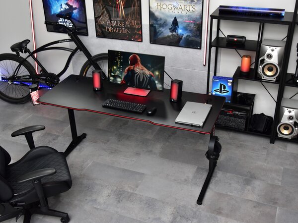 PC stolek Matts 160 (černá)