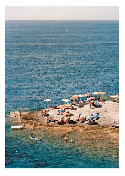 Plakát 30x40 cm Ponza Tangerine – Anna Pihan – The Poster Club