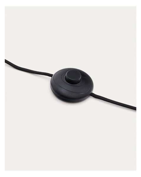 Stojací lampa v terakotové barvě s kovovým stínidlem (výška 140 cm) Nibla – Kave Home