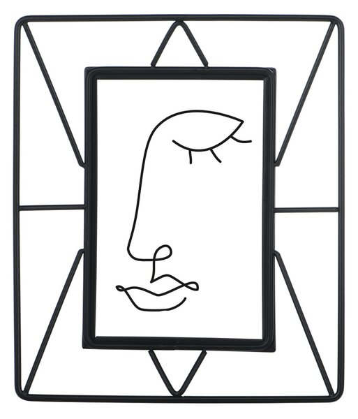 Hama portrétový rámeček FLINT, 10x15 cm, černý
