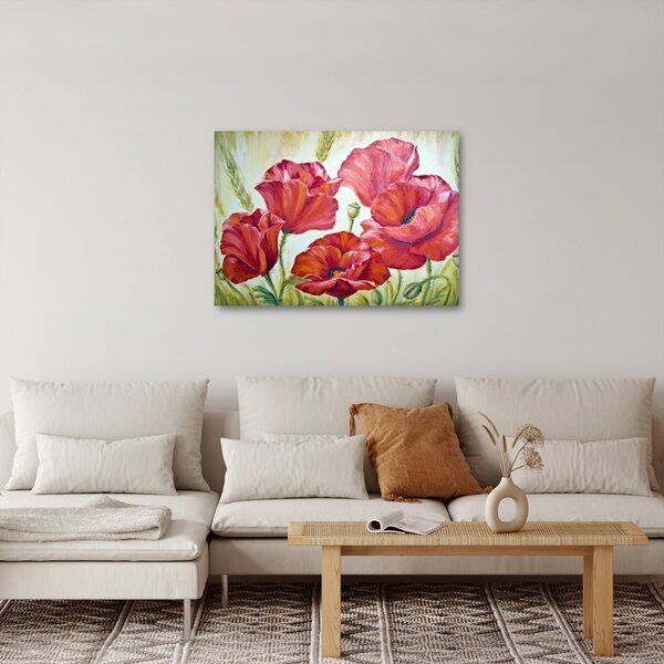 Obraz - Květy vlčích máků (70x50 cm)