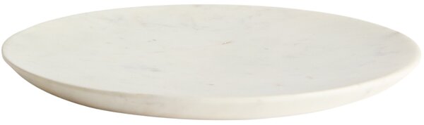Kave Home Bílý mramorový talíř Erefi 30 cm