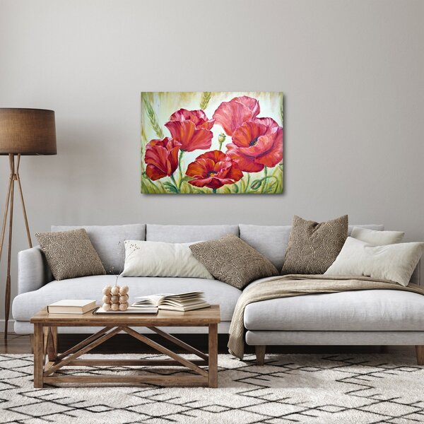 Obraz - Květy vlčích máků (70x50 cm)