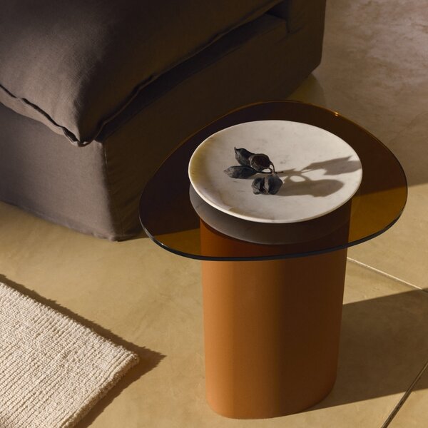 Kave Home Bílý mramorový talíř Erefi 30 cm