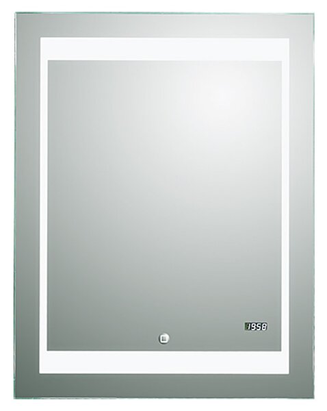 Zrcadlo s LED osvětlením Silver Futura
