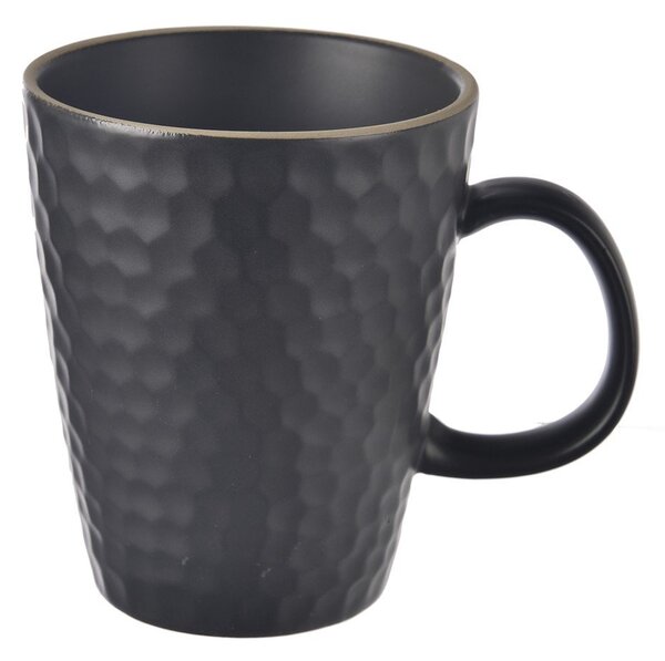 Černý keramický hrnek 420 ml Tea Time – Orion