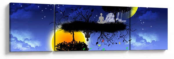 Obraz - Reflekce rovnováhy (170x50 cm)