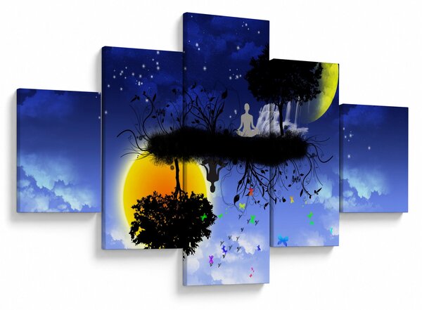 Obraz - Reflekce rovnováhy (125x70 cm)