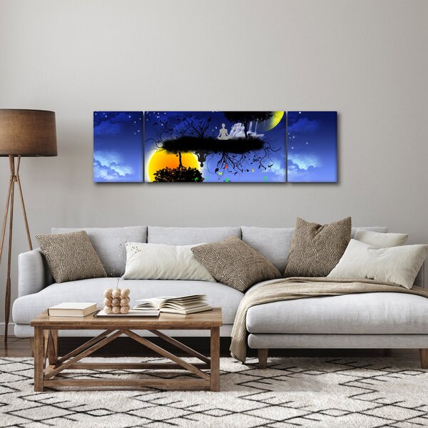 Obraz - Reflekce rovnováhy (170x50 cm)