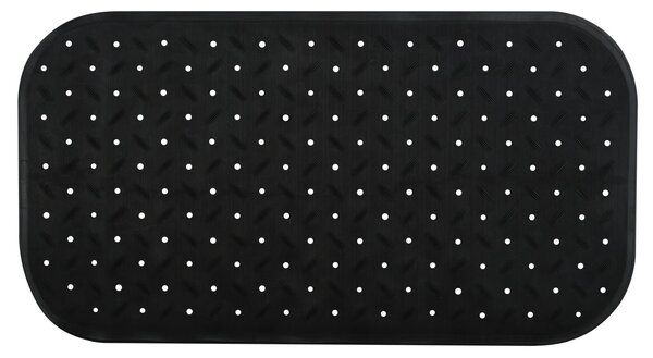 MSV protiskluzová podložka do vany CLASS Premium, černá, SBS kaučuk, 36 x 76 cm