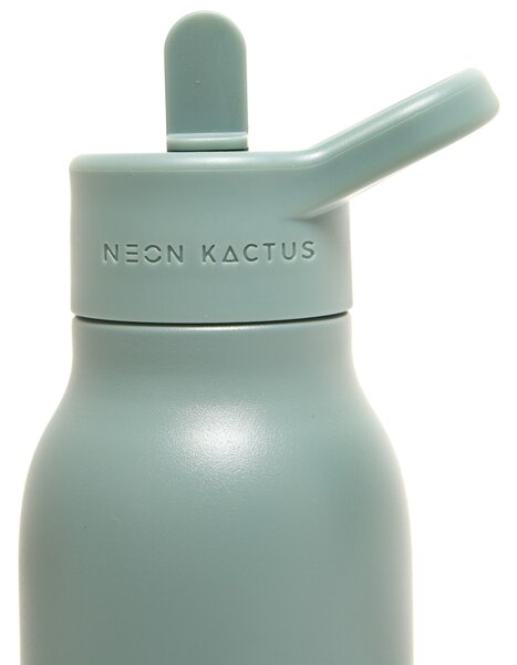 Dětská nerezová láhev, 340ml, Neon Kactus, zelená