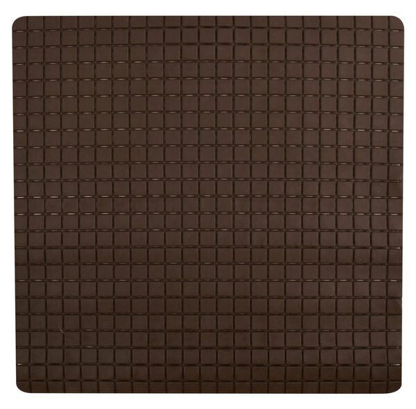 MSV protiskluzová podložka do sprchy QUADRO Premium, hnědá, SBS kaučuk, 54 x 54 cm