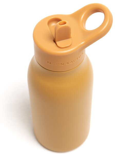 Dětská nerezová láhev, 340ml, Neon Kactus, žlutá