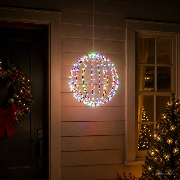 VidaXL Vánoční špička světla 96 LED Průměr 30 x 32 cm [42019113] Barva světla: Teplá bílá