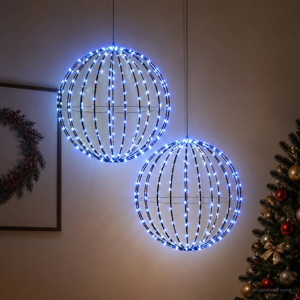 VidaXL Vánoční špička světla 2 ks 384 LED [42019112] Barva světla: Teplá bílá