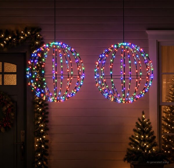 VidaXL Vánoční špička světla 2 ks 384 LED [42019112] Barva světla: Teplá bílá