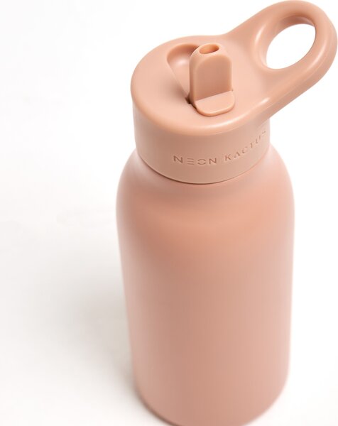 Dětská nerezová láhev, 340ml, Neon Kactus, růžová