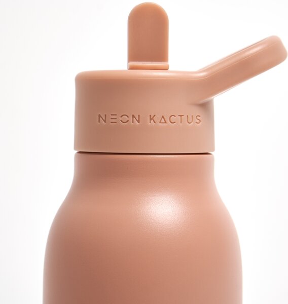 Dětská nerezová láhev, 340ml, Neon Kactus, růžová
