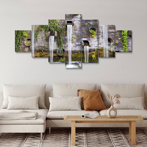 Obraz - Kamenná zeď, Hamburg, Německo (210x100 cm)
