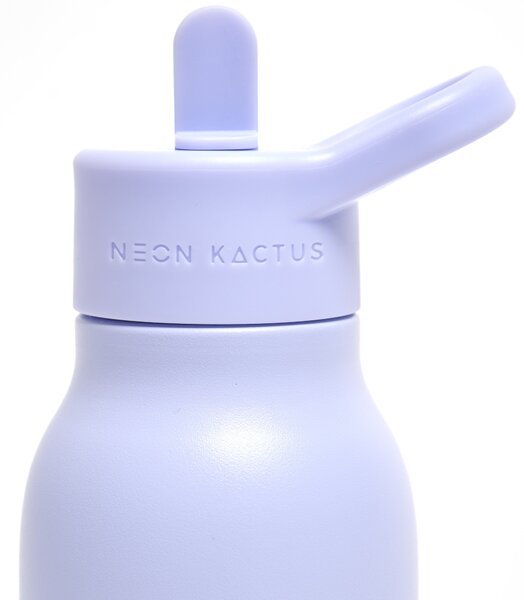 Dětská nerezová láhev, 340ml, Neon Kactus, fialovo/oranžová