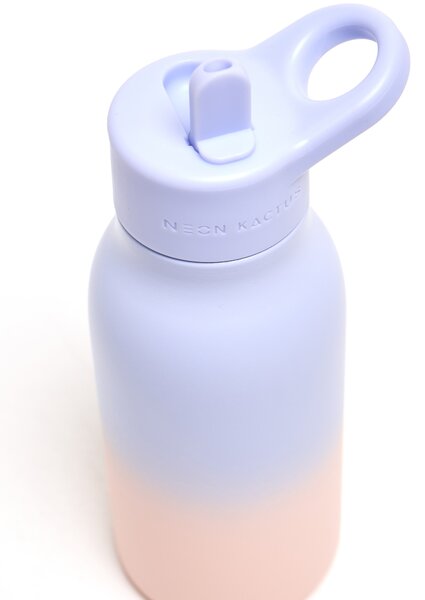 Dětská nerezová láhev, 340ml, Neon Kactus, fialovo/oranžová