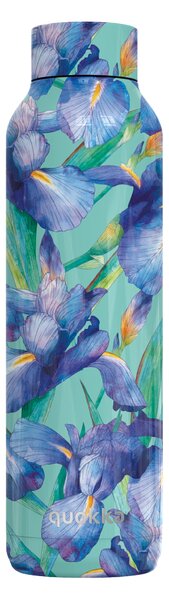 Nerezová termoláhev Solid, 630ml, Quokka, blue irises