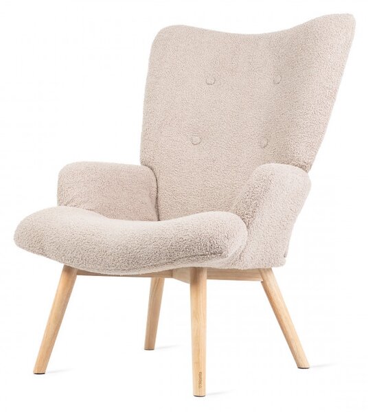 Křeslo MOSS TEDDY BOUCLE béžové 828527