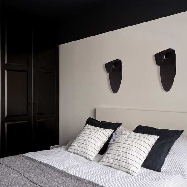 Toolight Toolight, LED nástěnné svítidlo APP1429-W BLACK, OSW-03098