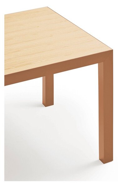 Jídelní stůl s deskou z dubového dřeva 75x180 cm Alma – Teulat