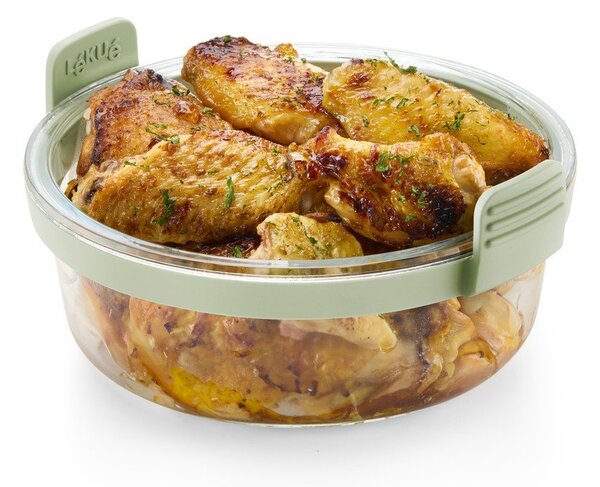 Skleněná forma do horkovzdušné fritézy 20,5x19,5 cm – Lékué
