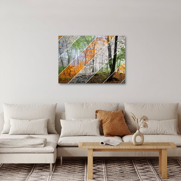 Obraz - Střídání ročních období (70x50 cm)