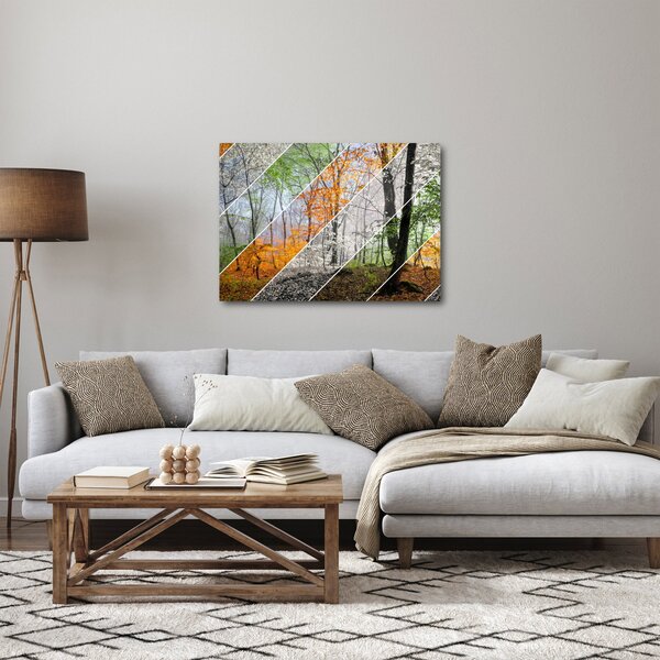 Obraz - Střídání ročních období (70x50 cm)