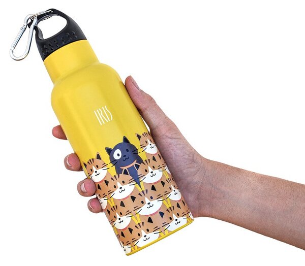 Dětská nerezová termolahev Friends, 500ml, Iris Barcelona, žlutá