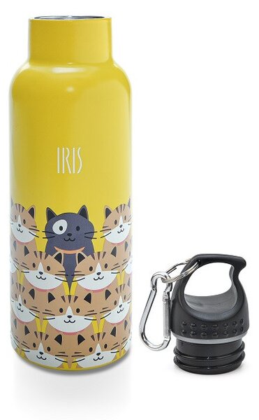 Dětská nerezová termolahev Friends, 500ml, Iris Barcelona, žlutá