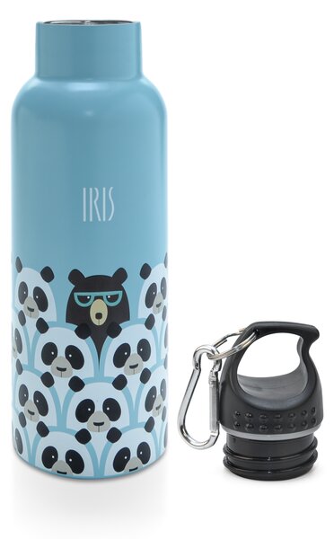 Dětská nerezová termolahev Friends, 500ml, Iris Barcelona, modrá