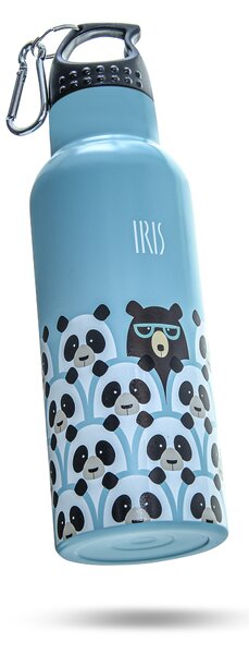 Dětská nerezová termolahev Friends, 500ml, Iris Barcelona, modrá