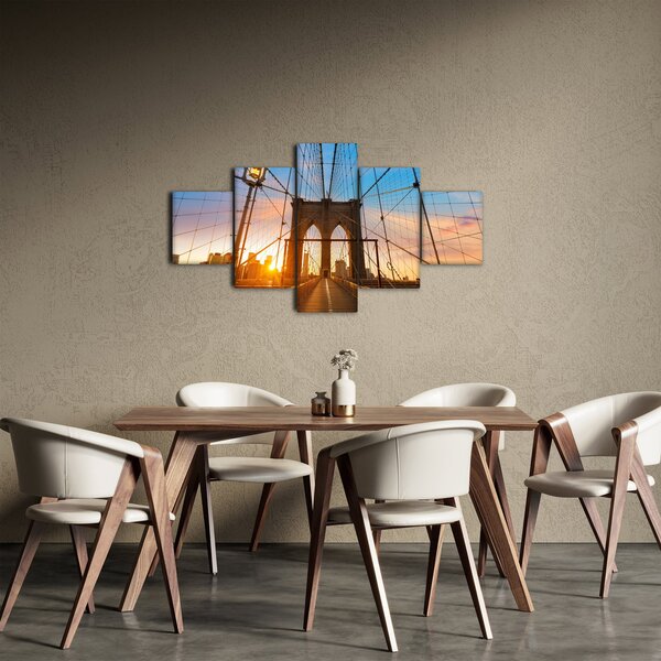 Obraz - Brooklynský most, Manhattan, New York (125x70 cm)