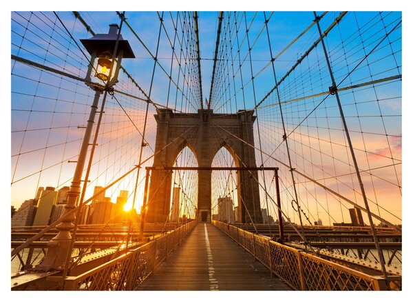 Obraz - Brooklynský most, Manhattan, New York (70x50 cm)
