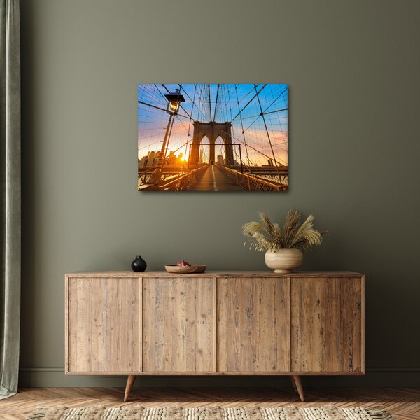 Obraz - Brooklynský most, Manhattan, New York (70x50 cm)