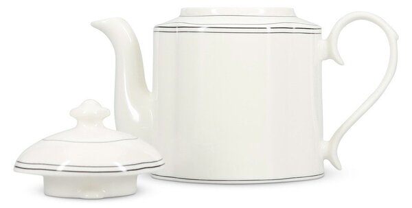 Bílá konvice na čaj z kostního porcelánu 1,3 l Odette – S|P Collection